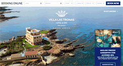 Desktop Screenshot of hotelvillalastronas.it